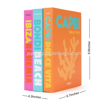 Faux Book Decor for Interior Design Coffee Tables